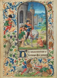 San Martín Dividiendo su Capa